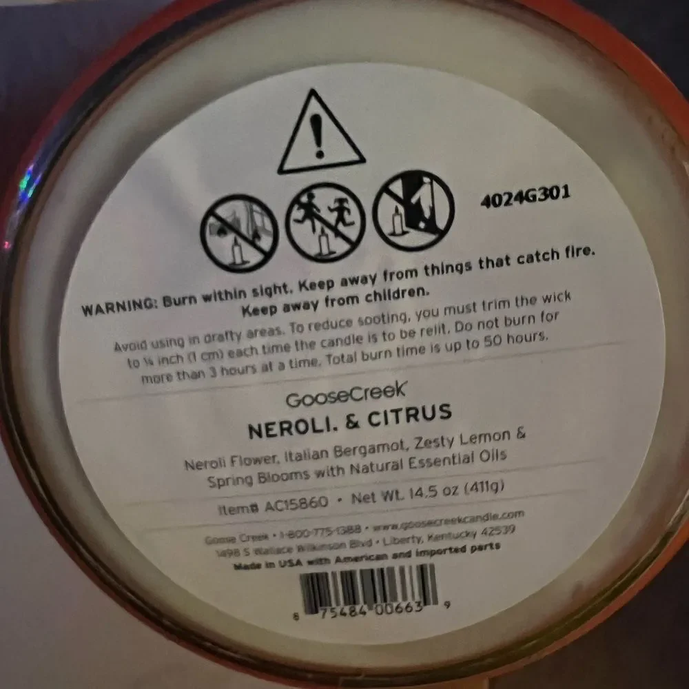 Goose Creek MOTIVATED 3 Wick Candle Aromatherapy